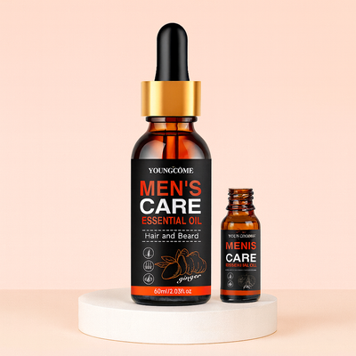 Huile à Barbe et Cheveux Homme – Huile Nourrissante au Gingembre pour Croissance, Hydratation & Soin