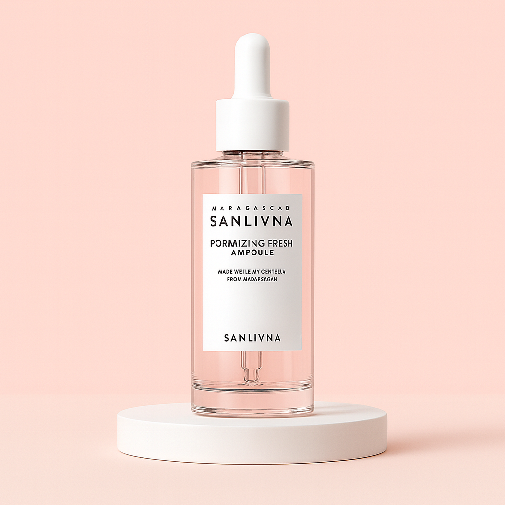 SANLIVNA Madagascar Trio Poremizing – Ampoule Fresh, Toner & Cleansing Foam